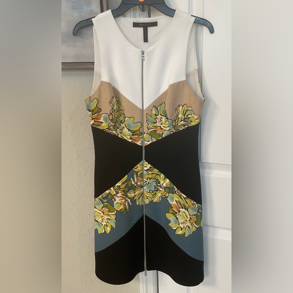 BCBG Max Azaria Women’s Alaina Sleeveless Knee-Length Zippered Dress-Sz 0-EUC - Picture 3 of 12